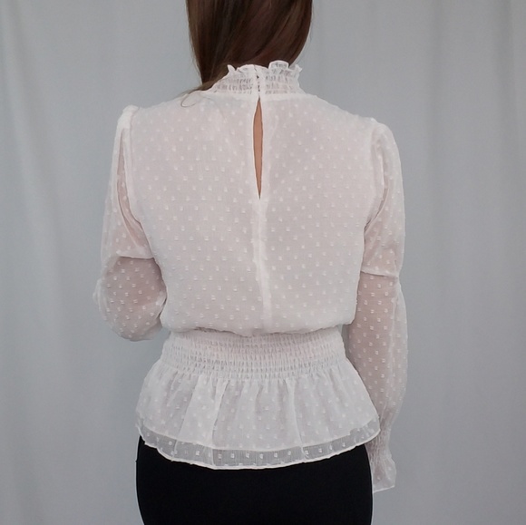 Swiss dot blouse - Picture 4 of 8